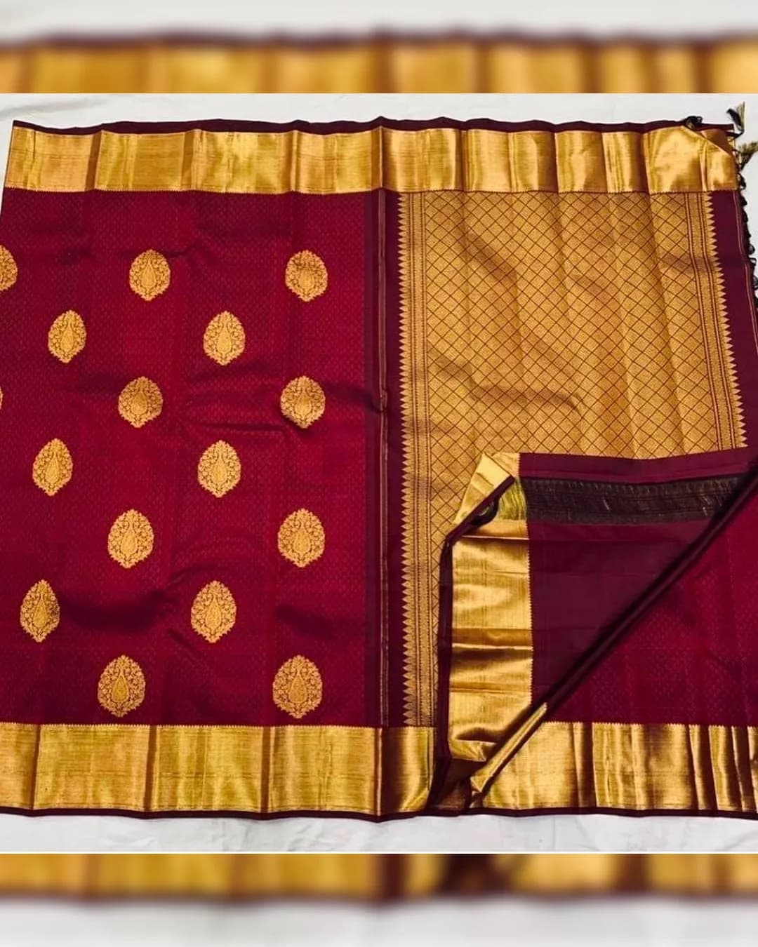 Breathable Elegance Organic Banarasi Saree alternate view