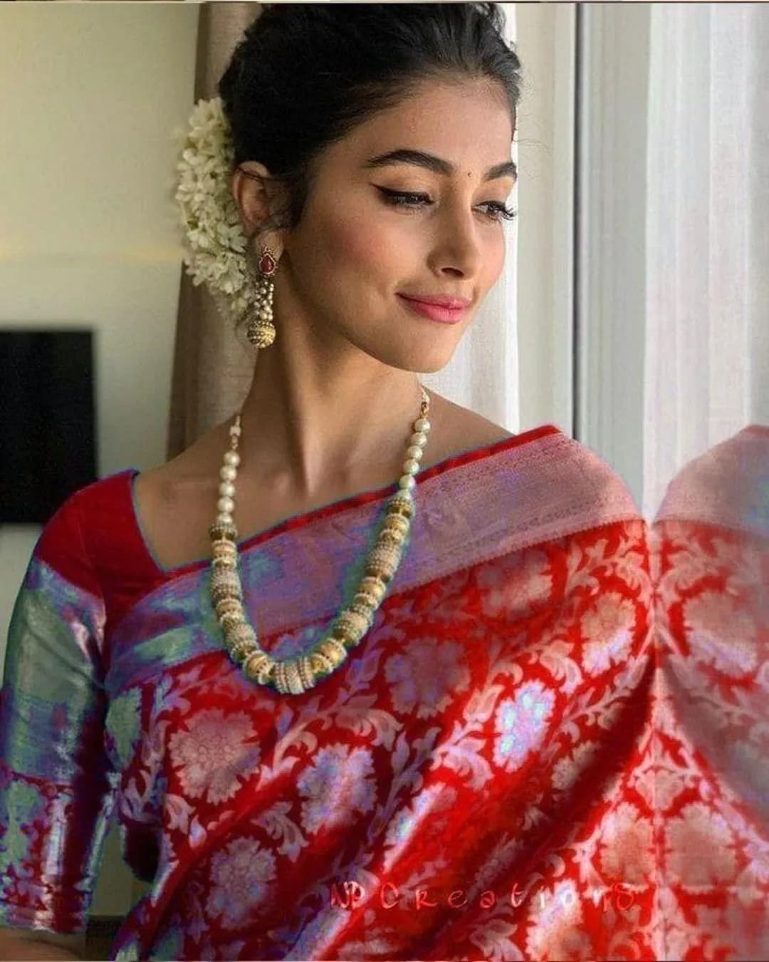 Breathable Elegance Organic Banarasi Saree