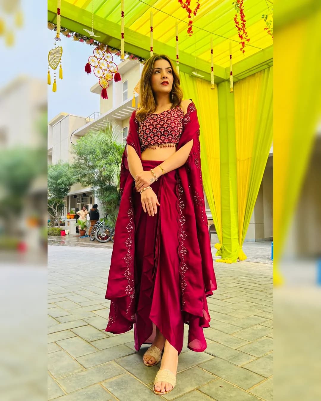 Stunning Wedding Season Sarong Dress Set - Limited Edition alternate view