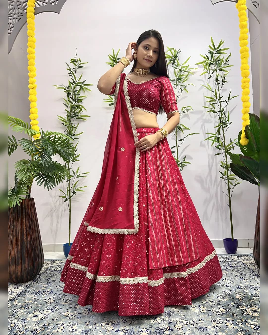 Opulent Chamkila Lehenga Ensemble