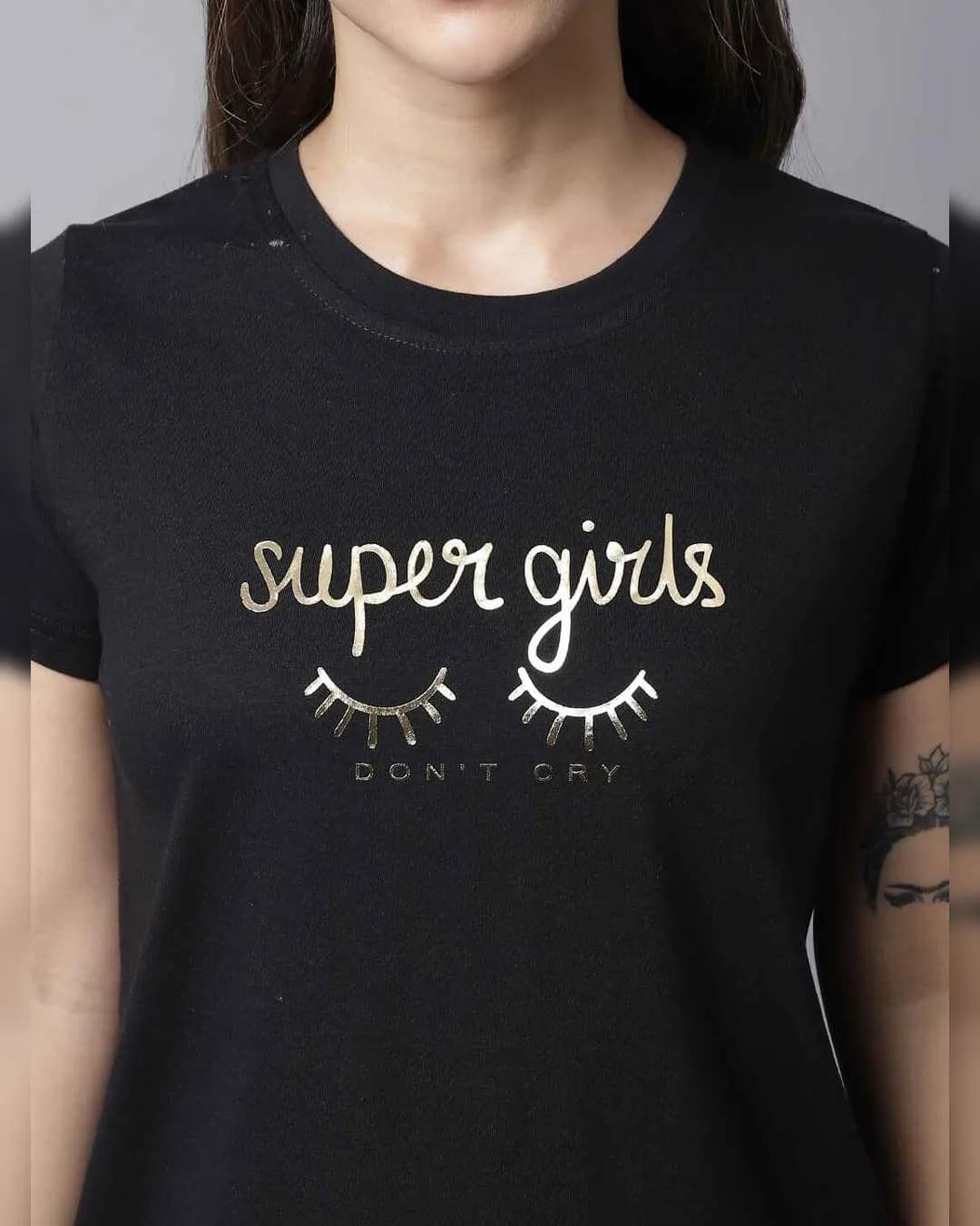 Black Color Abstract Printed Viscose Rayon Nightsuit alternate view