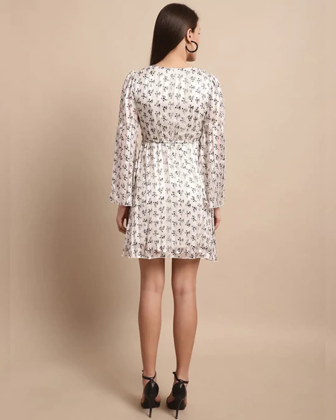 Dreamy White Floral Cord Set - Luxurious Comfort for Casual Bliss alternate view