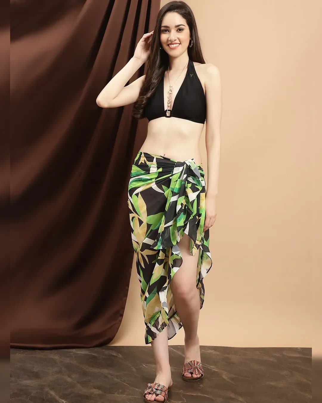 Tropical Tranquility Wrap-Around Sarong