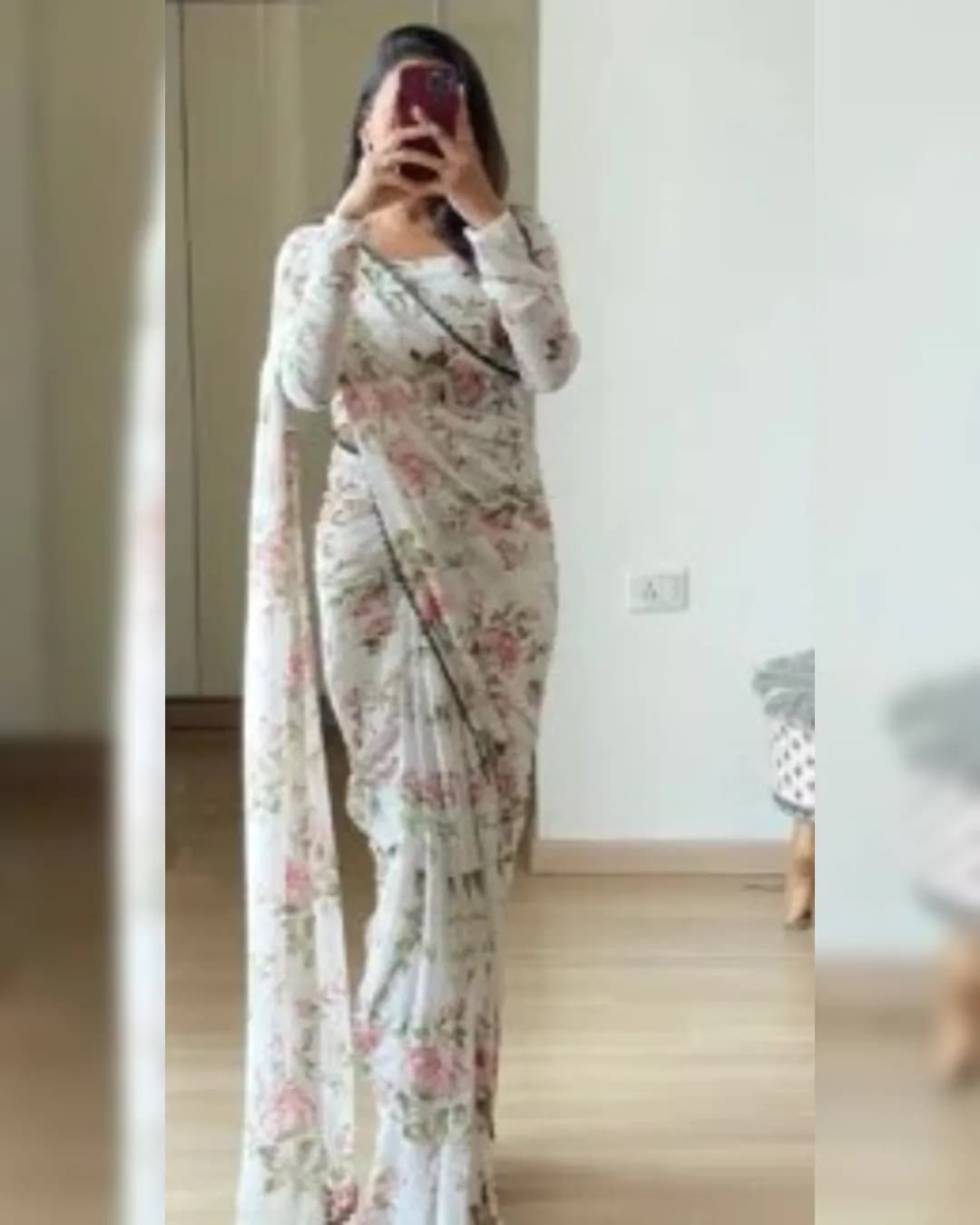 Radiant Blossom: 1 Min Ready-Made Sarees Collection 🔥🌸