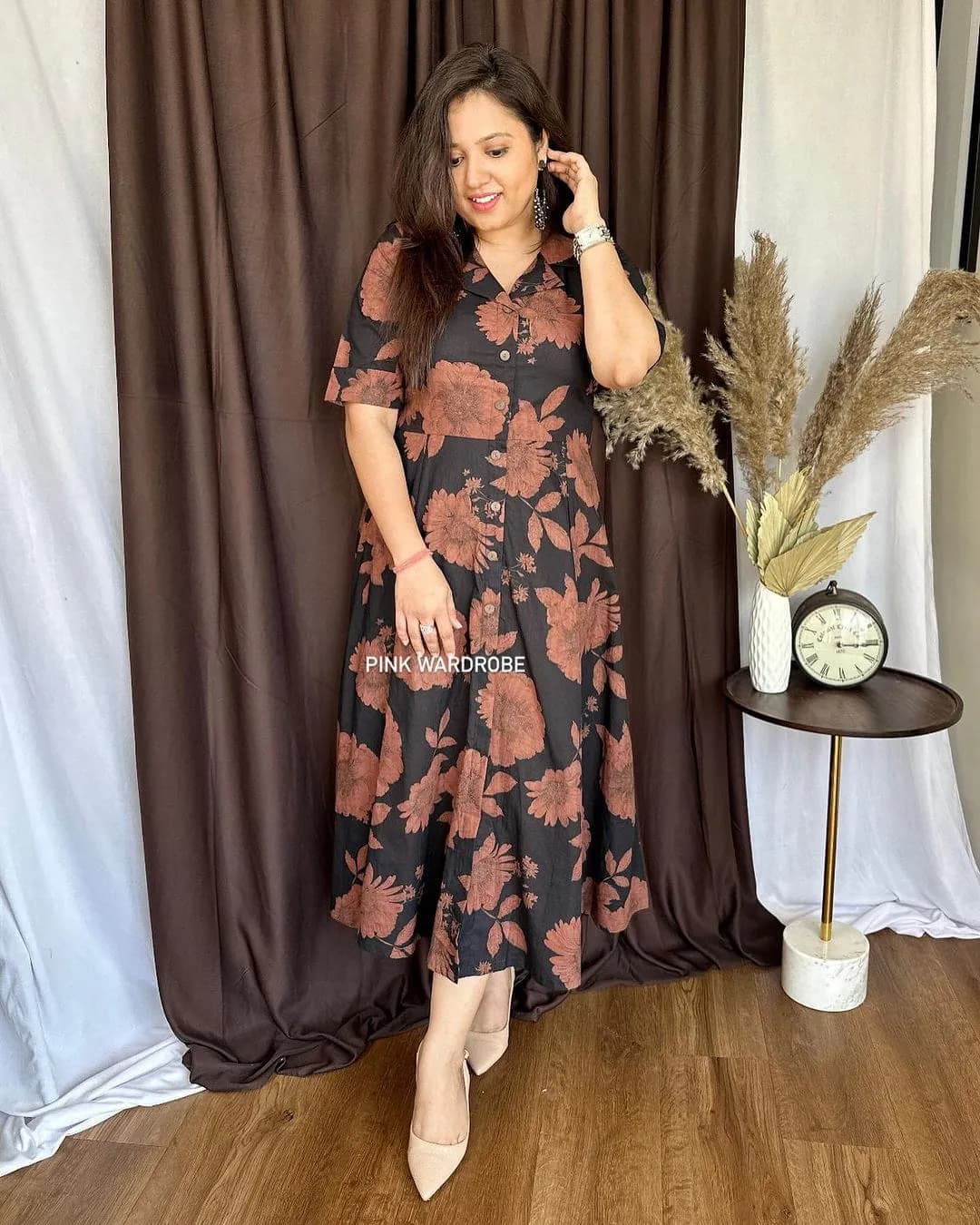 Premium Cotton Printed Fit Flair Dresses