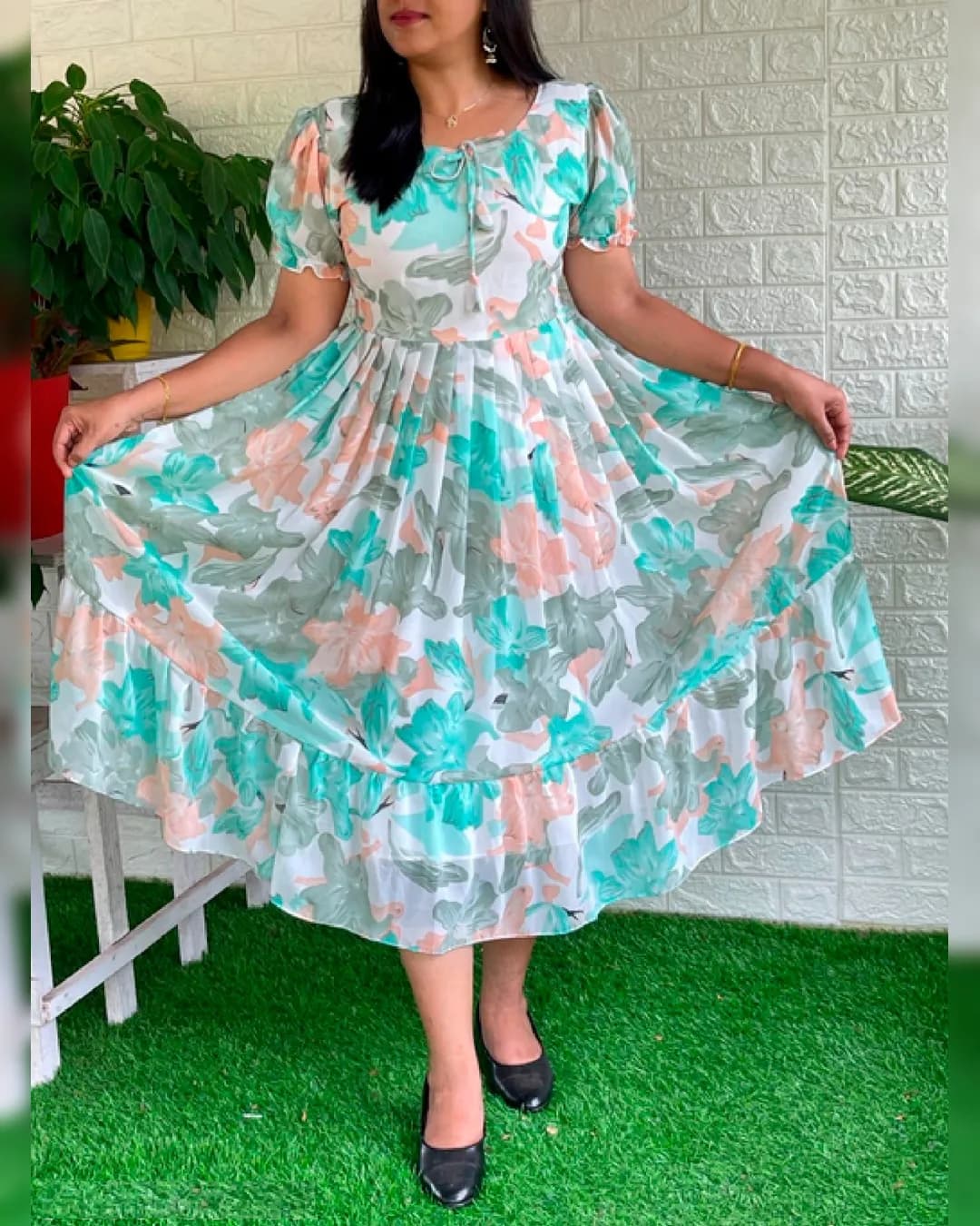 Heavy Georgette Long Gown