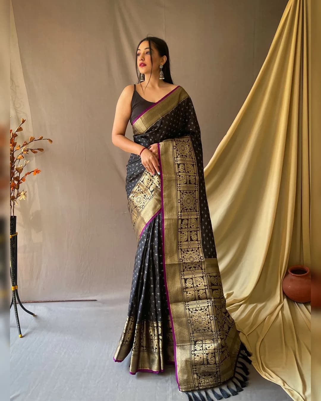 Exquisite Handloom Kanjeevaram Sarees