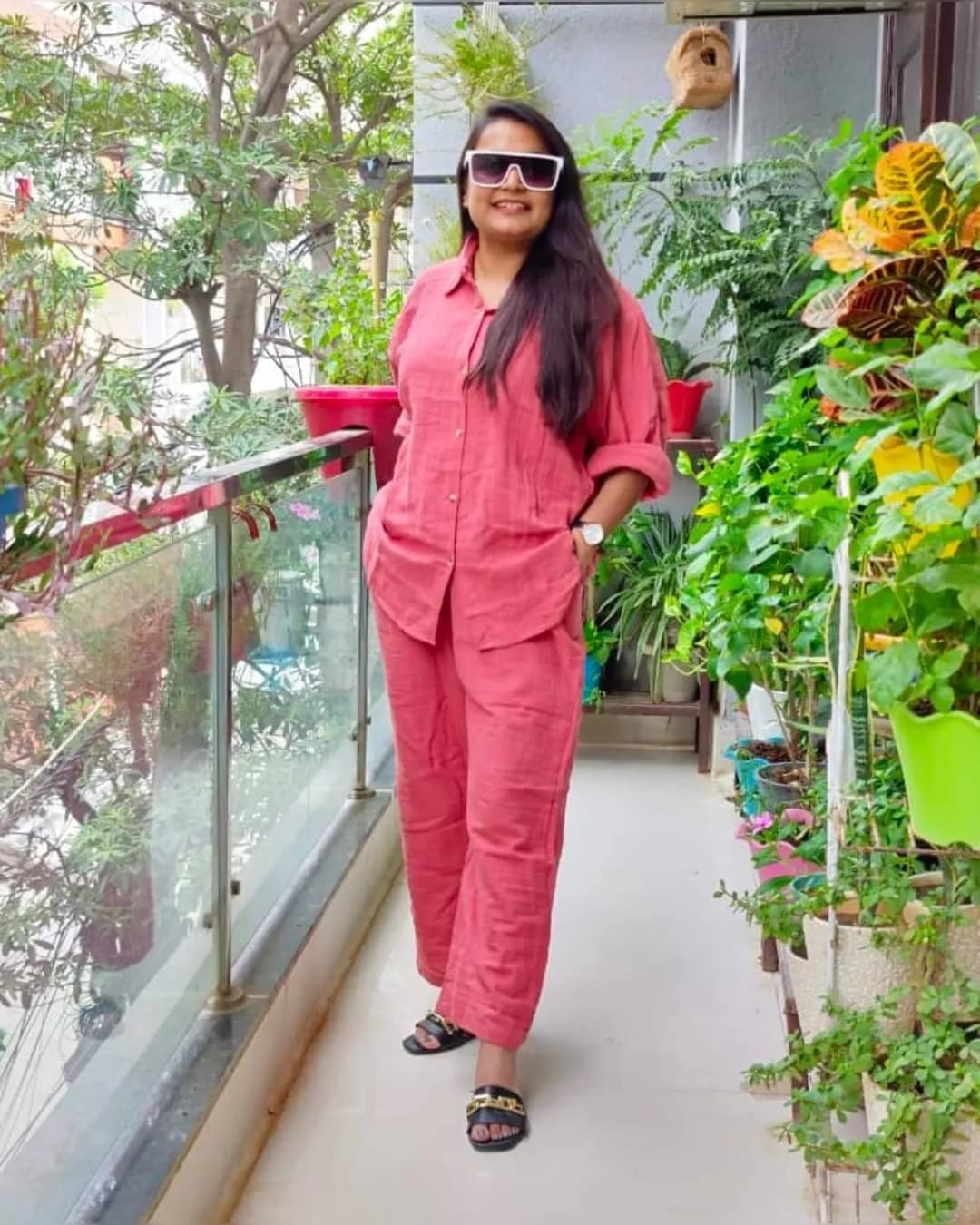Mulmul Cotton Cord Set