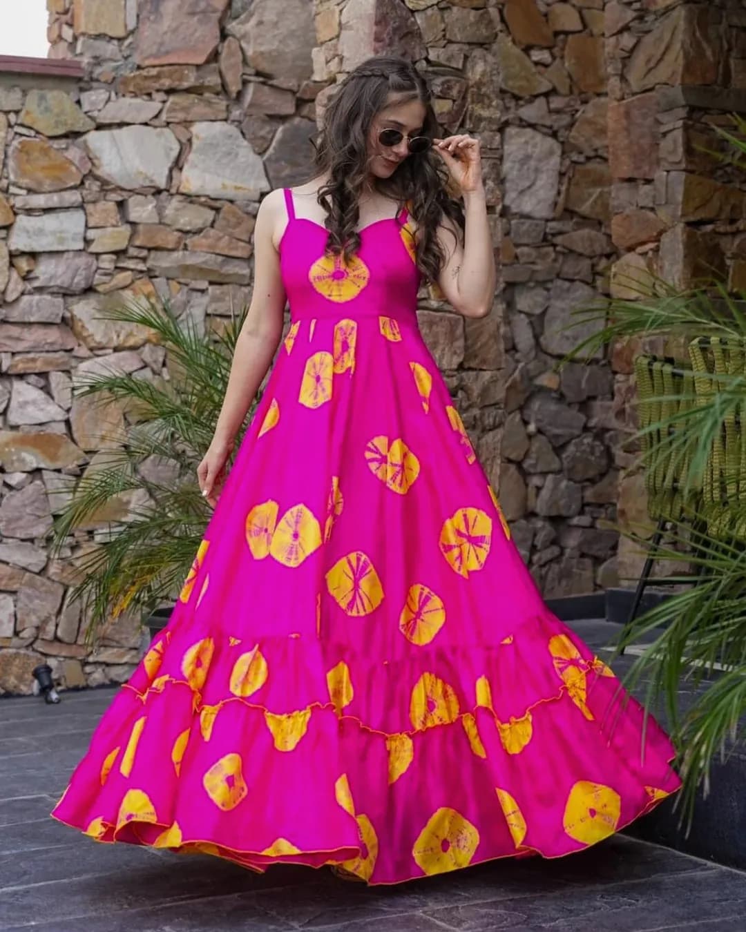 Exquisite Viscose Georgette Maxi Dress – Embrace Luxury and Comfort!