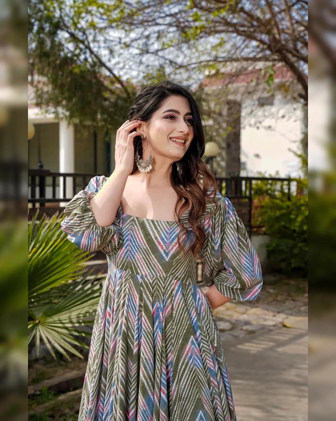 Heavy Rayon Beautiful Printed Dress alternate view