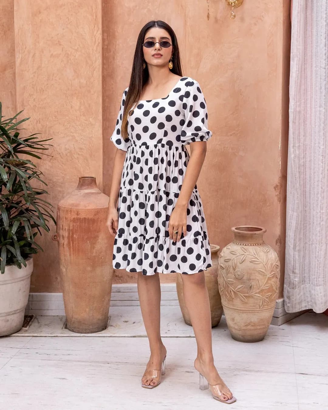 Heavy Rayon Beautiful Printed Dress