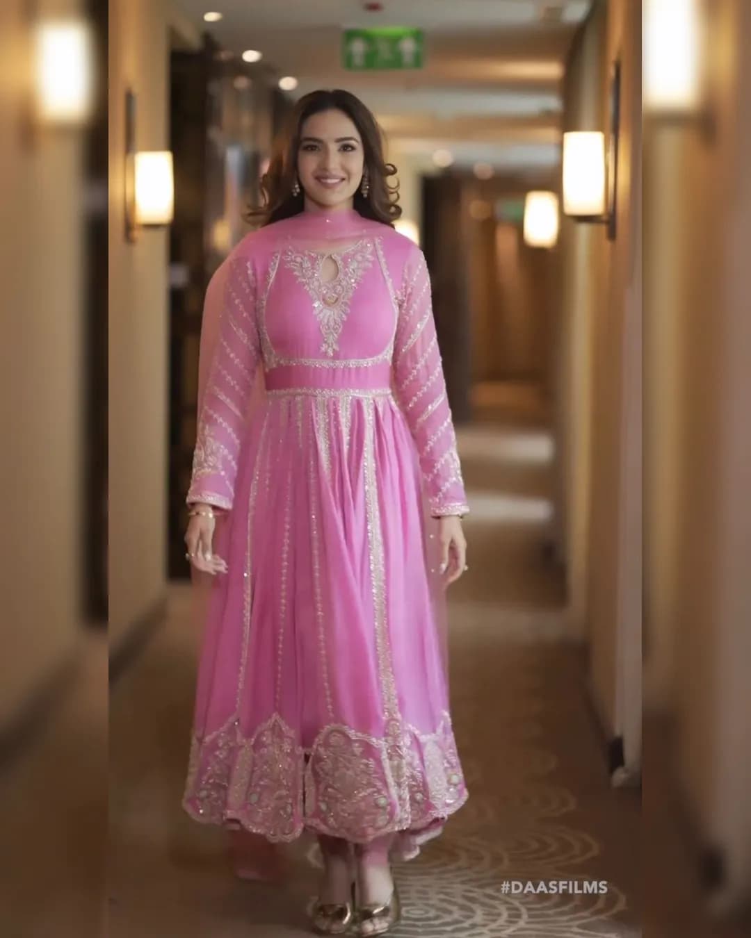 Full Heavy Embroidery Sequence Work with Stitched Dupatta alternate view