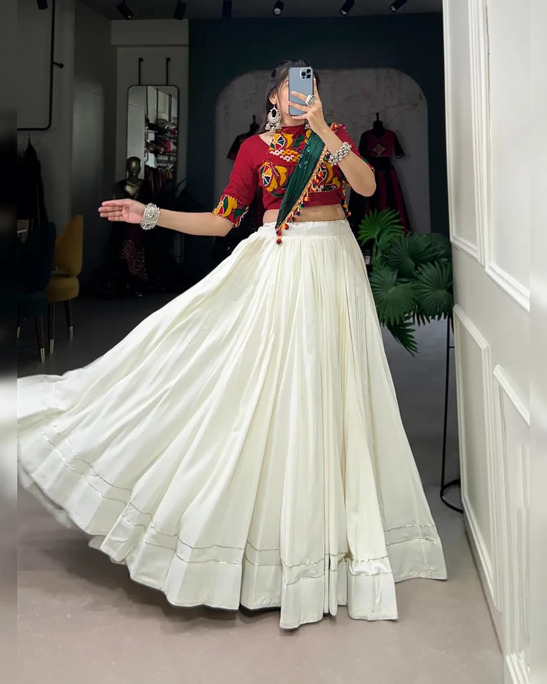 Navratri Collection 2024 : Elegant Pure Rayon Lehenga