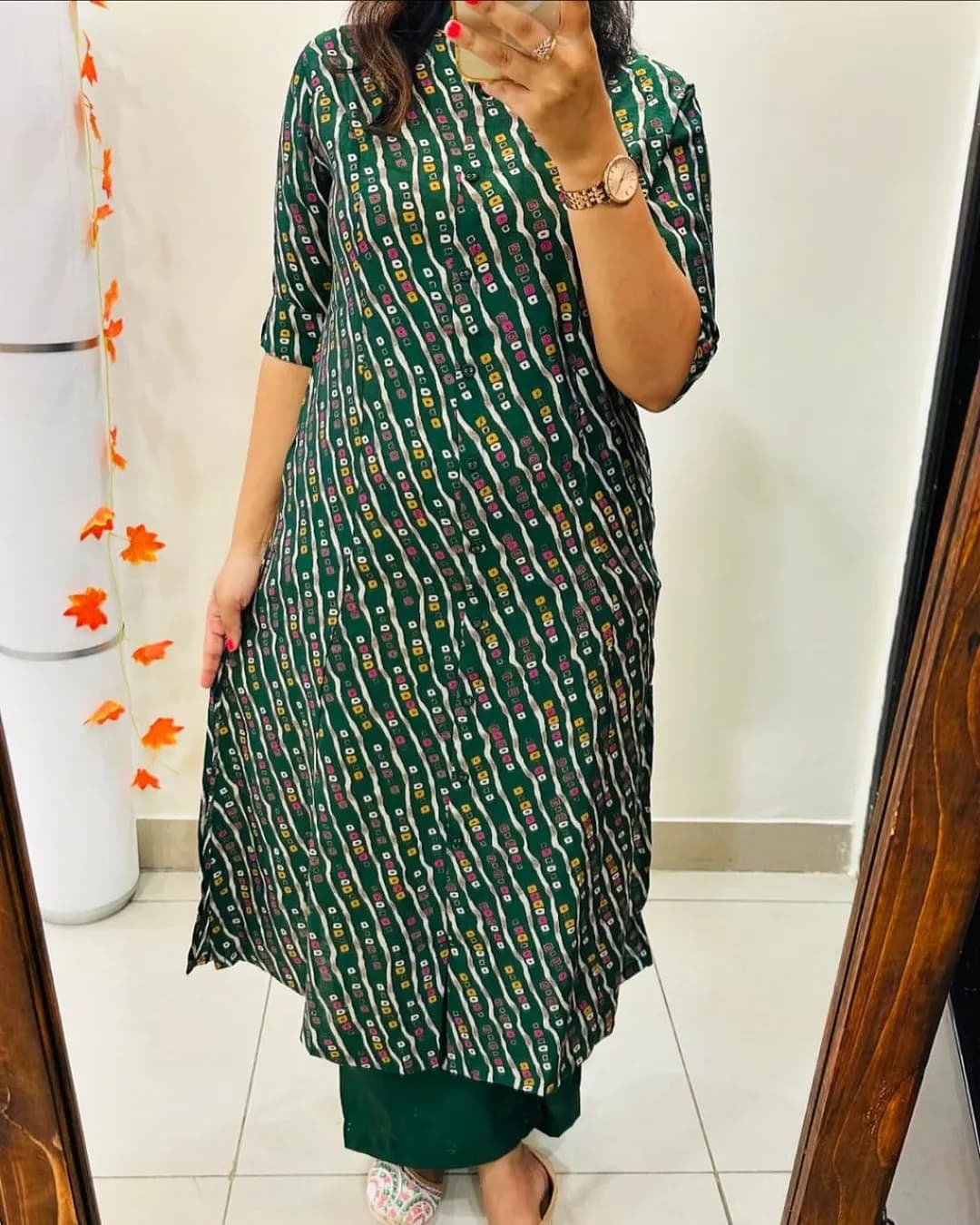 Pastel Summer Kurti with Pant Set alternate view