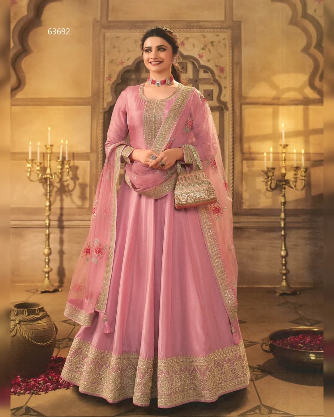 Trendy Three-Piece Embroidered Set