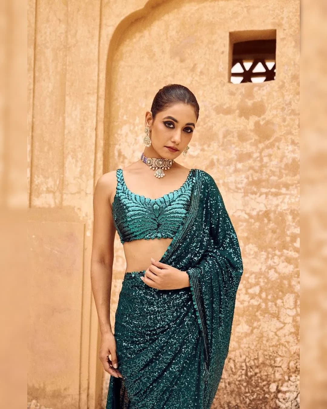 New Bollywood Blockbuster Sequins Design Saree alternate view