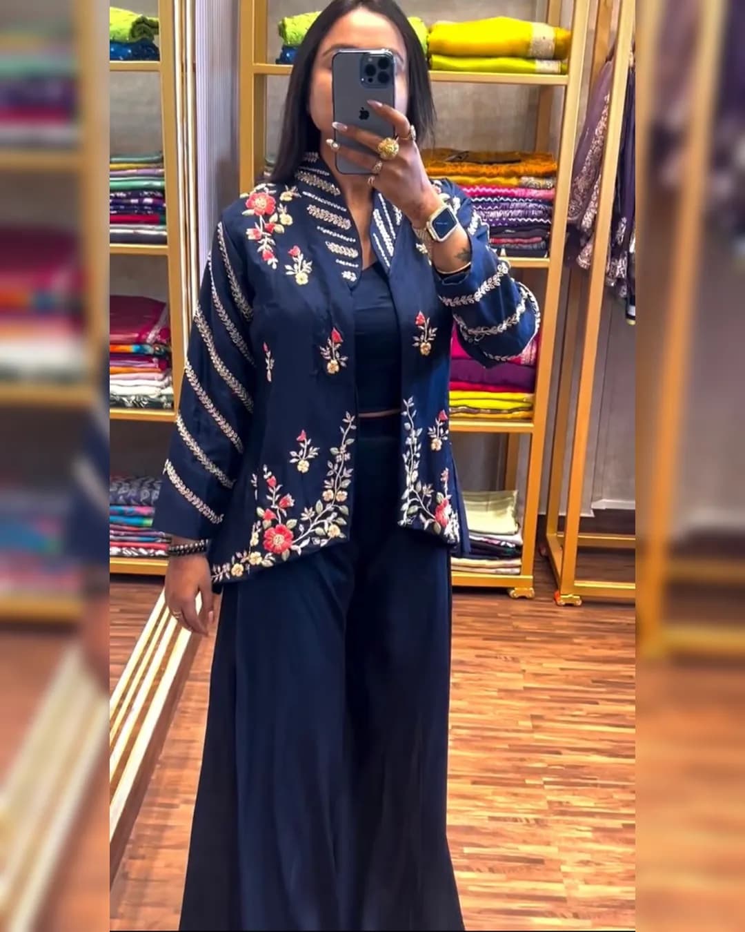 New Super Trending Party Wear Shrug with Palazzo Set alternate view