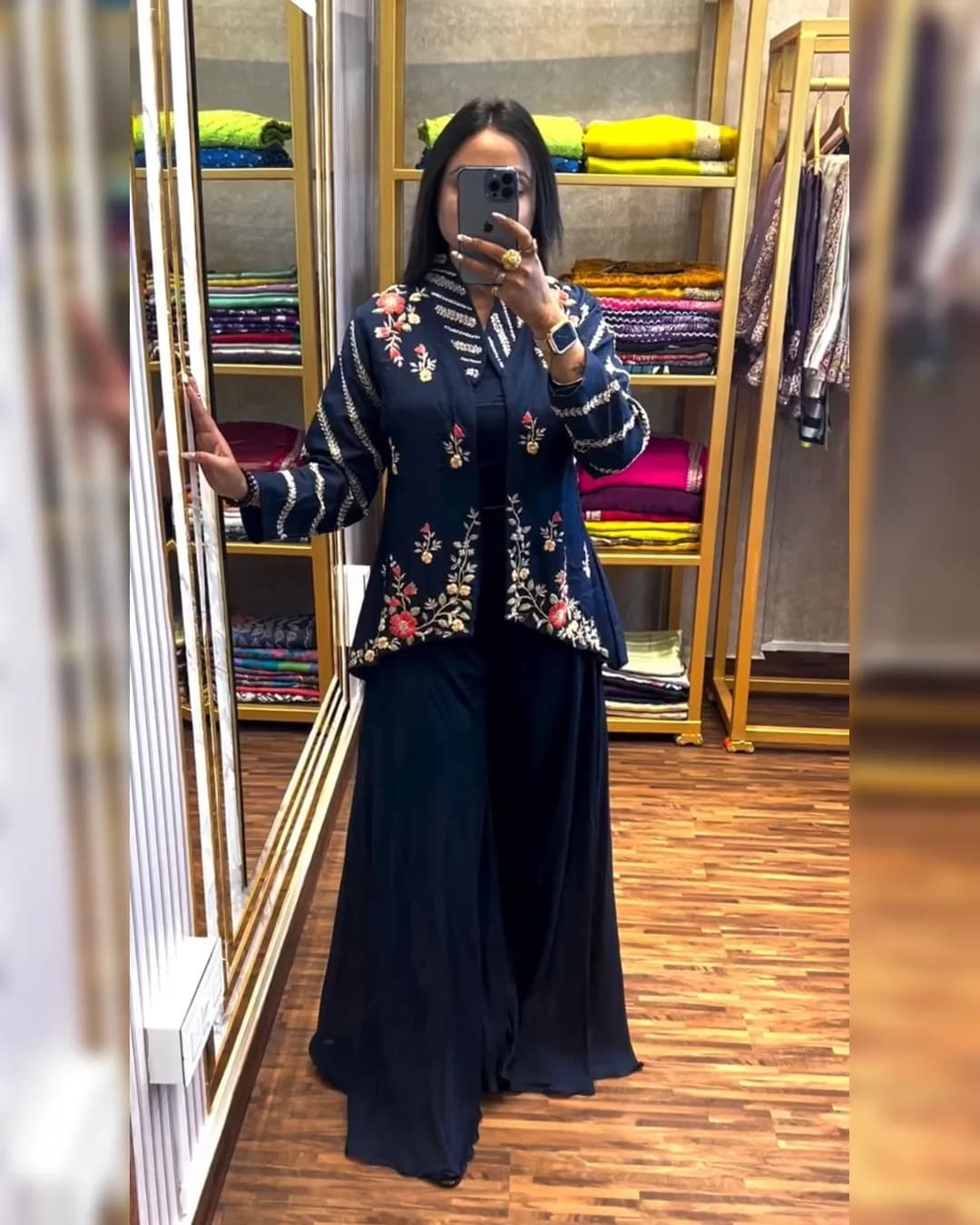 New Super Trending Party Wear Shrug with Palazzo Set
