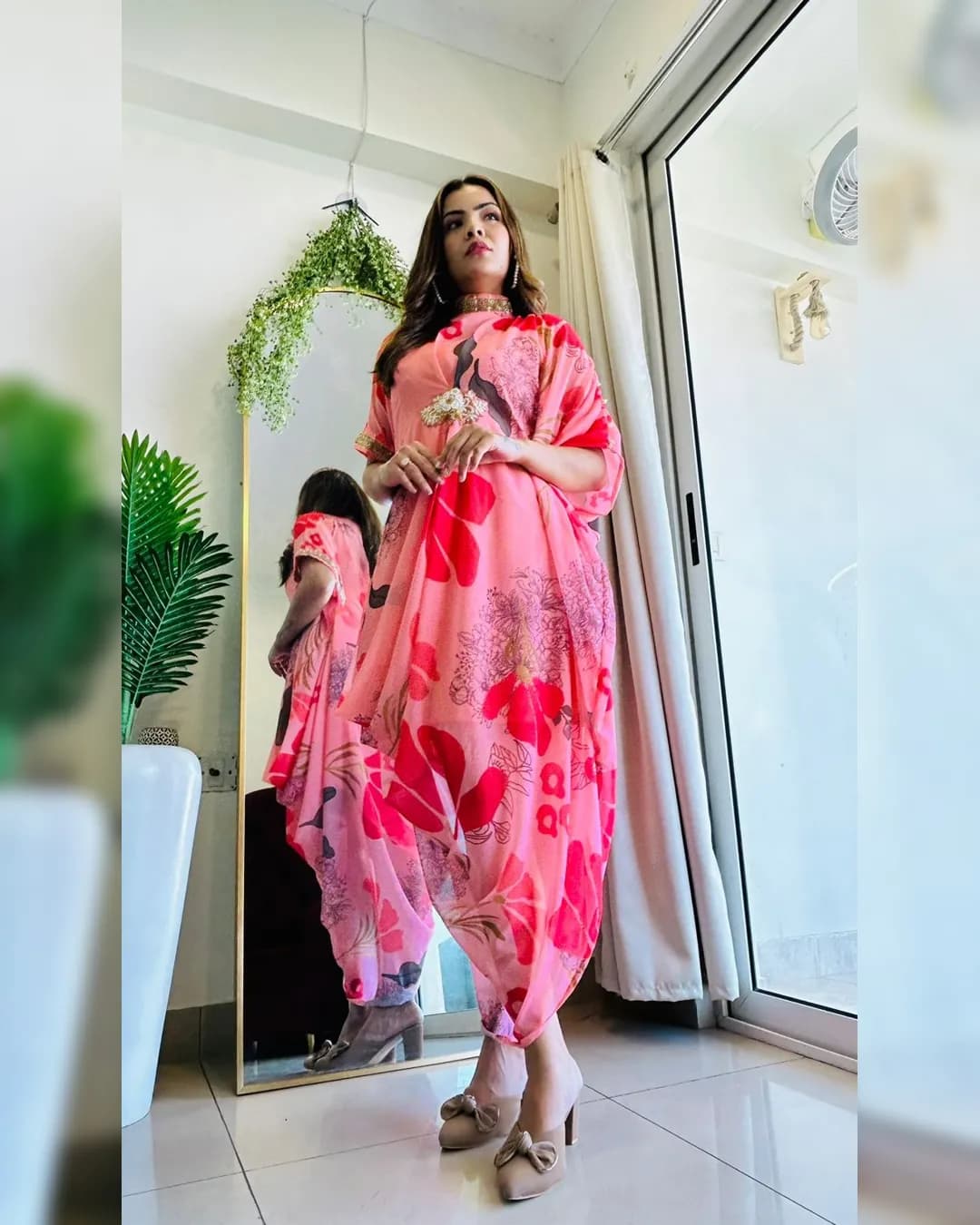 Summer Must-Have Premium Printed Kaftan with Handwork