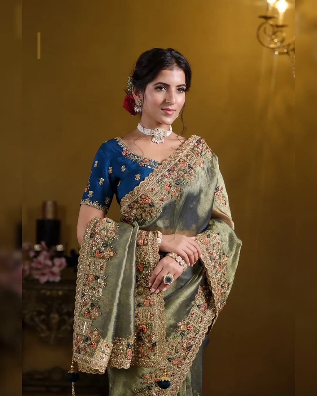 Premium Designer Festive Wear Saree - Mahotsav Mohmanthan 25000 Rajasvi Series alternate view