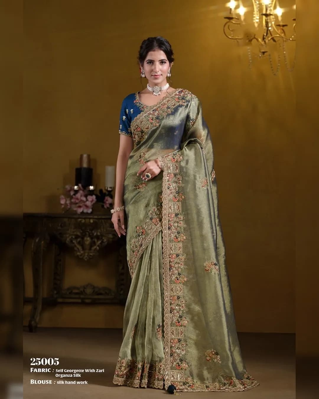 Premium Designer Festive Wear Saree - Mahotsav Mohmanthan 25000 Rajasvi Series