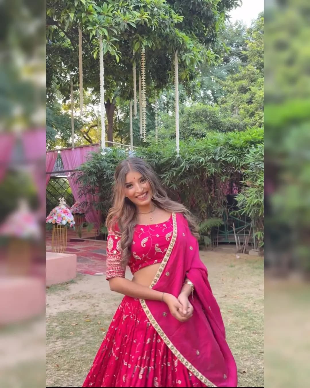 New Wedding Fox Georgette Embroidered Lehenga Choli with Dupatta alternate view