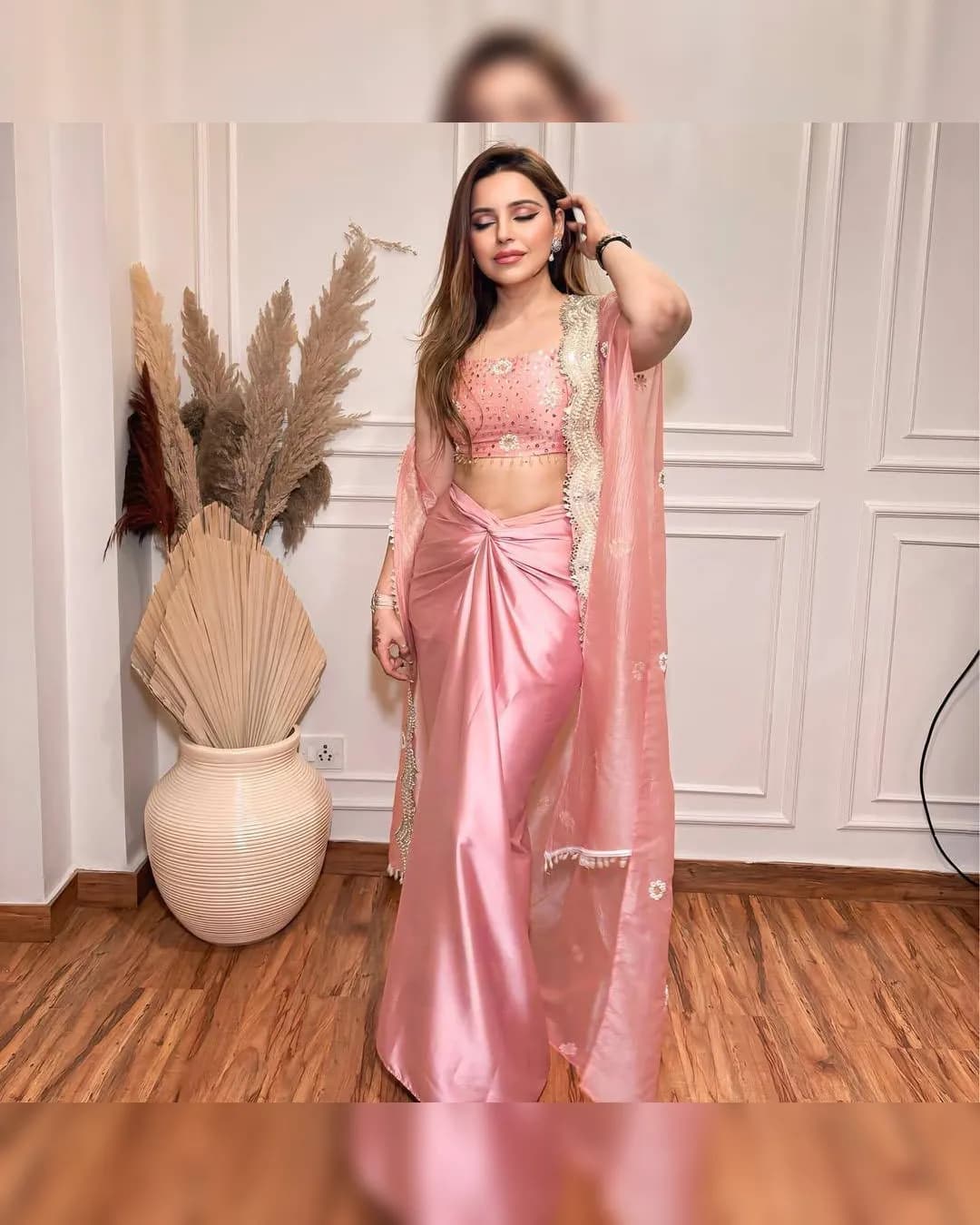 New Three Piece Indo Western Outfit For Trendy Wedding Season alternate view