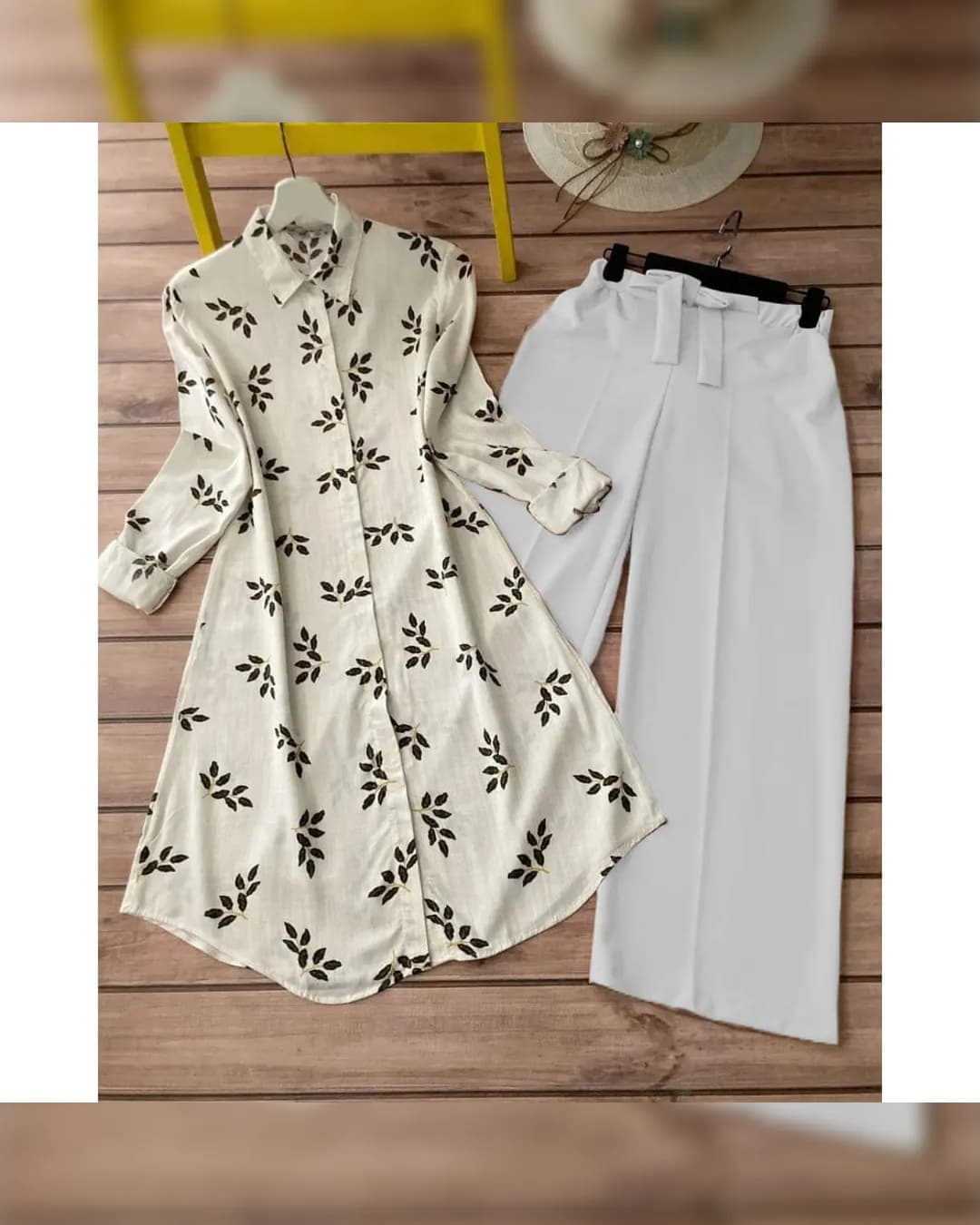 Elegant Rayon Digital Print Kurti with Stretchable Lycra Plazzo Set alternate view