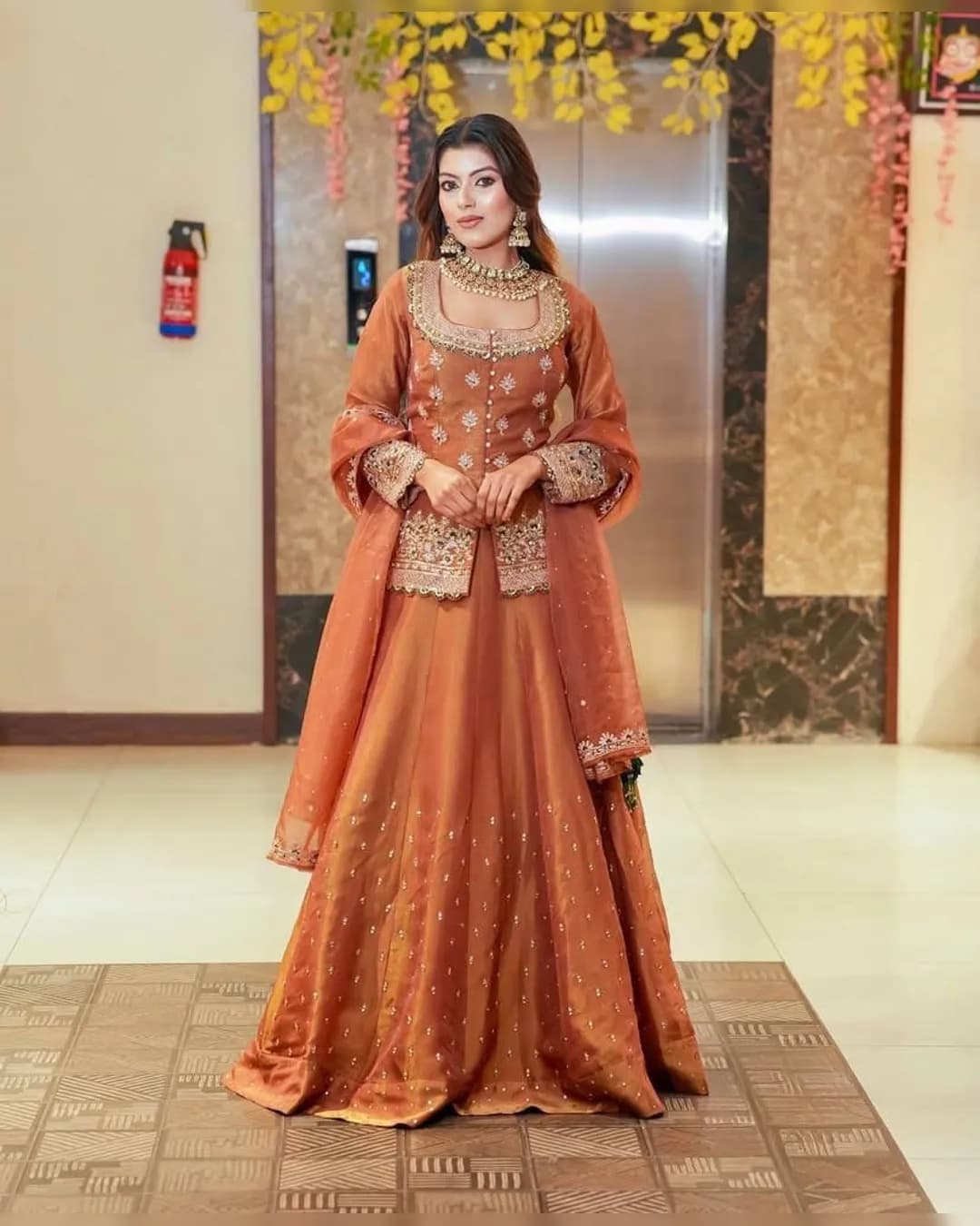 Designer Party Wear Top-Lehenga-Dupatta Set 💃
