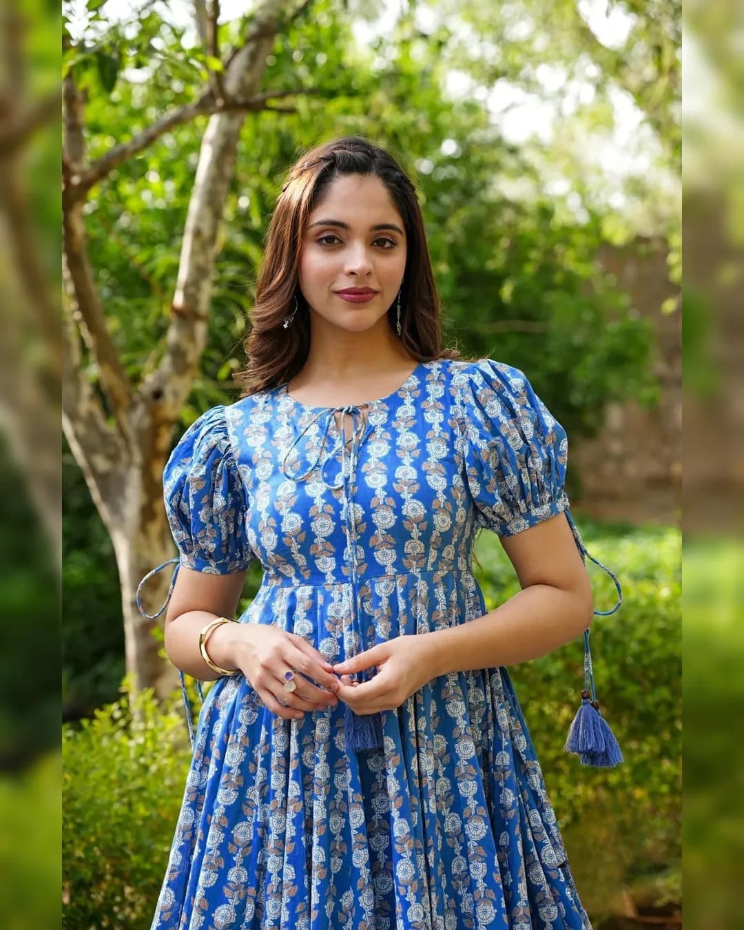 Heavy Rayon Beautiful Printed Dress alternate view