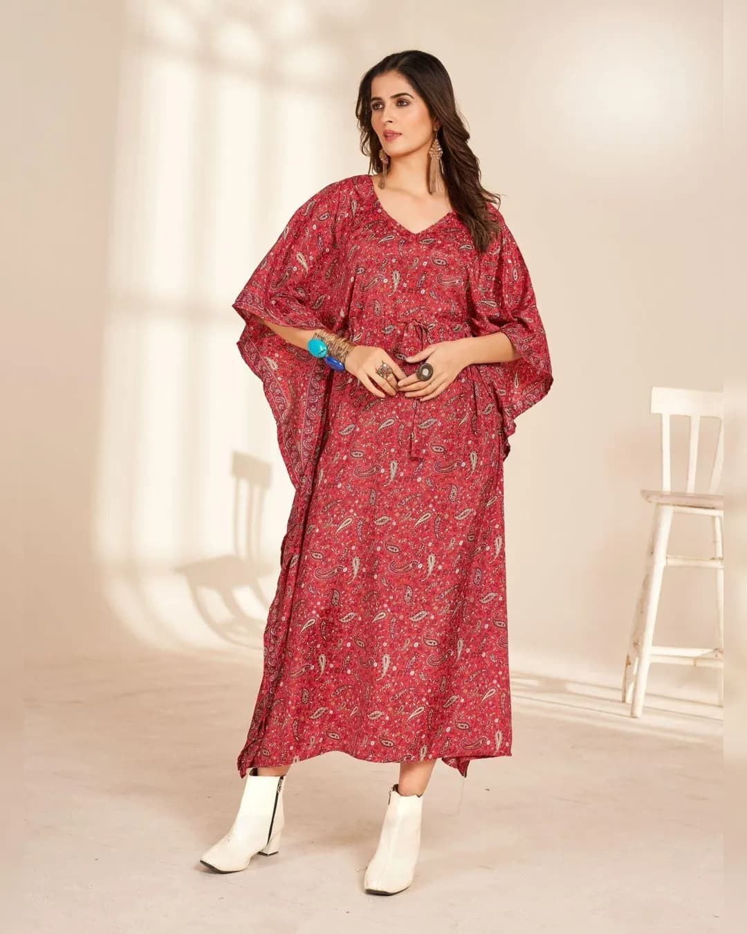 Trending Long Kaftan Collection – Heavy French Crape