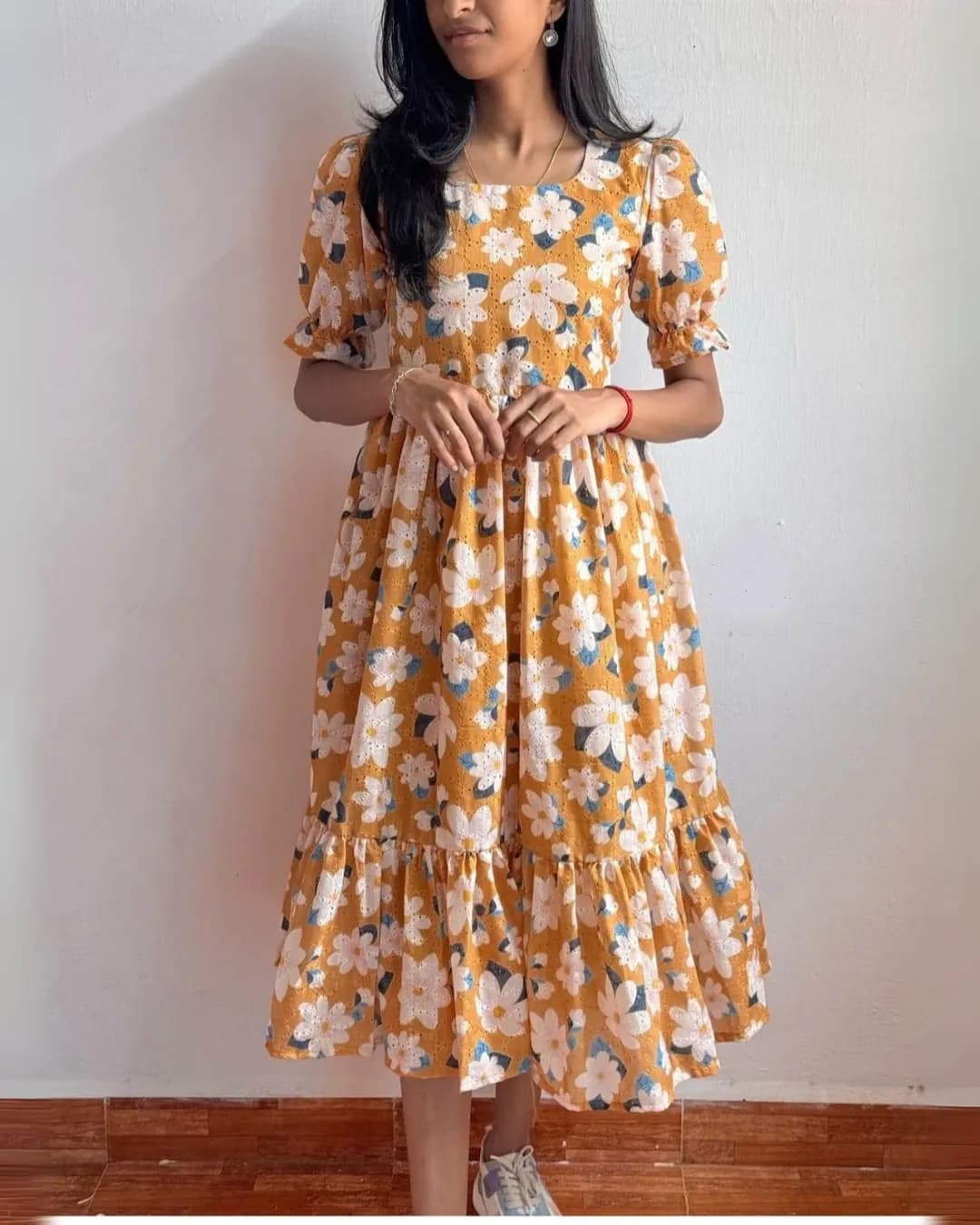 Printed Hakoba Cotton Maxi Dress – Perfect for Brunch to Beach Days