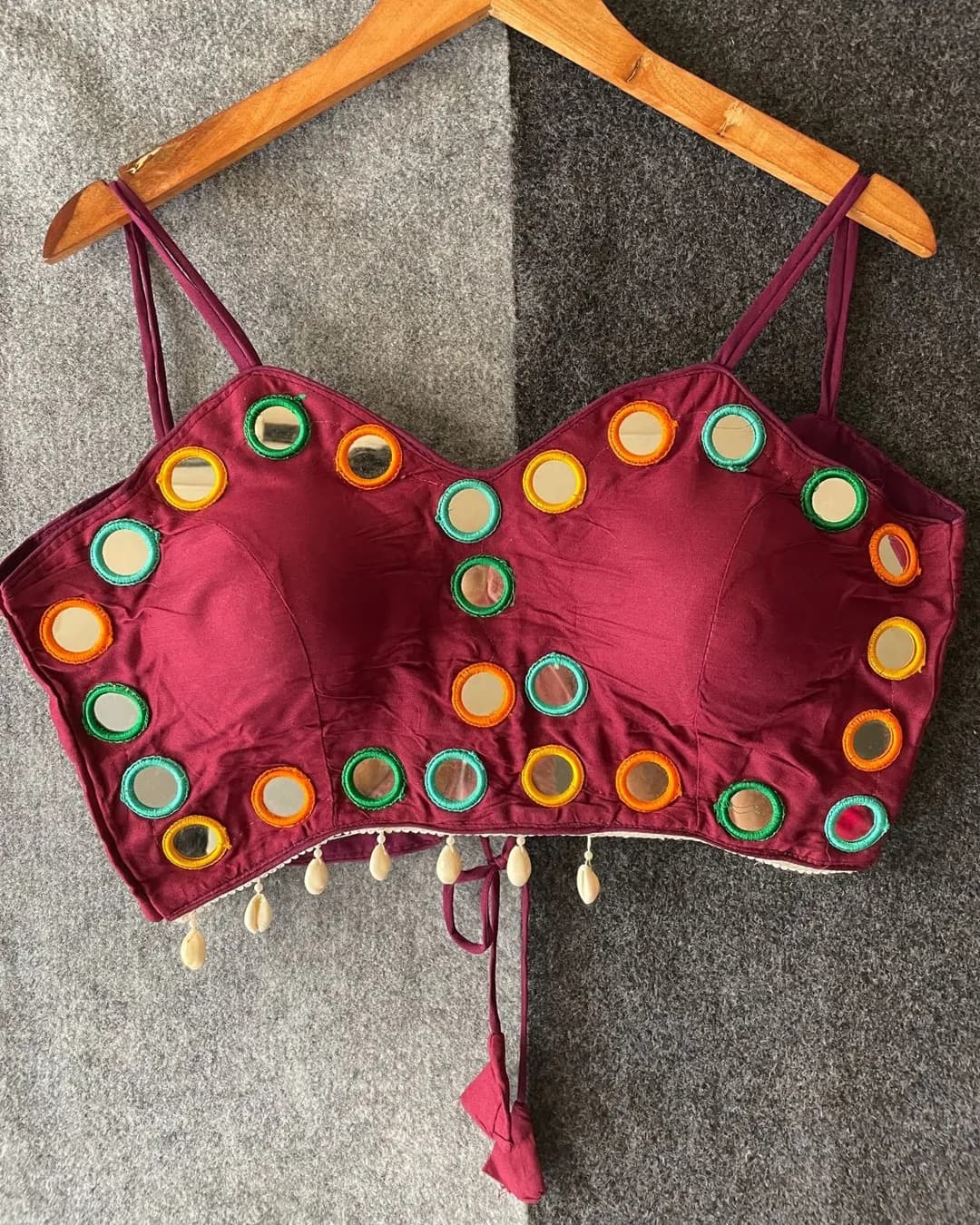 Real Kodi & Real Mirror Work Sleeveless Blouse – Magic Cotton