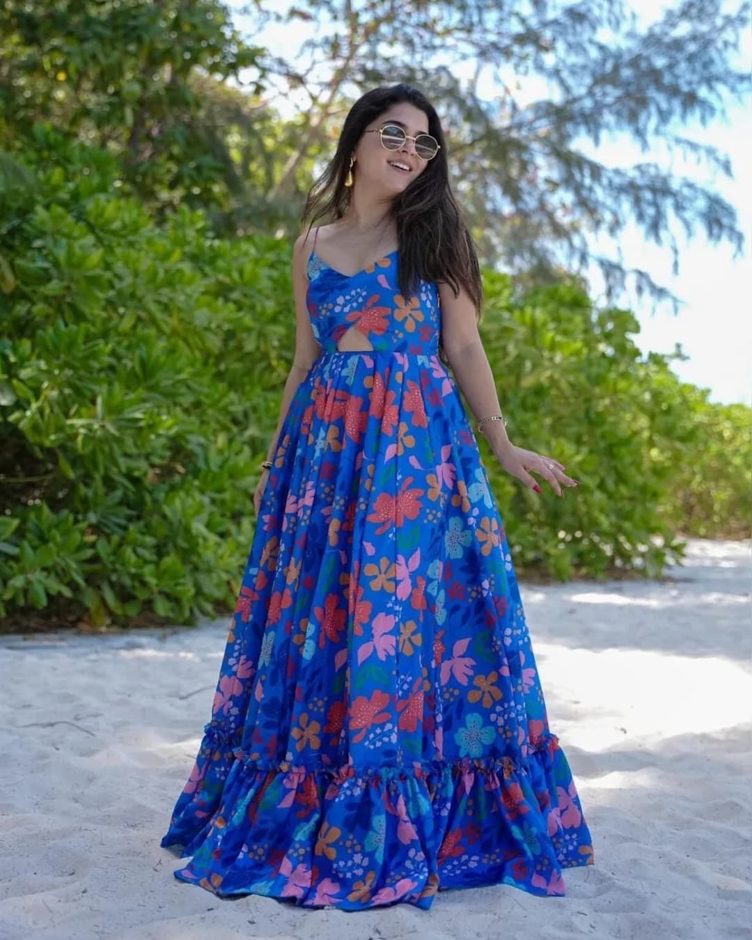 Everyday Chic Poly Rayon Printed Dress