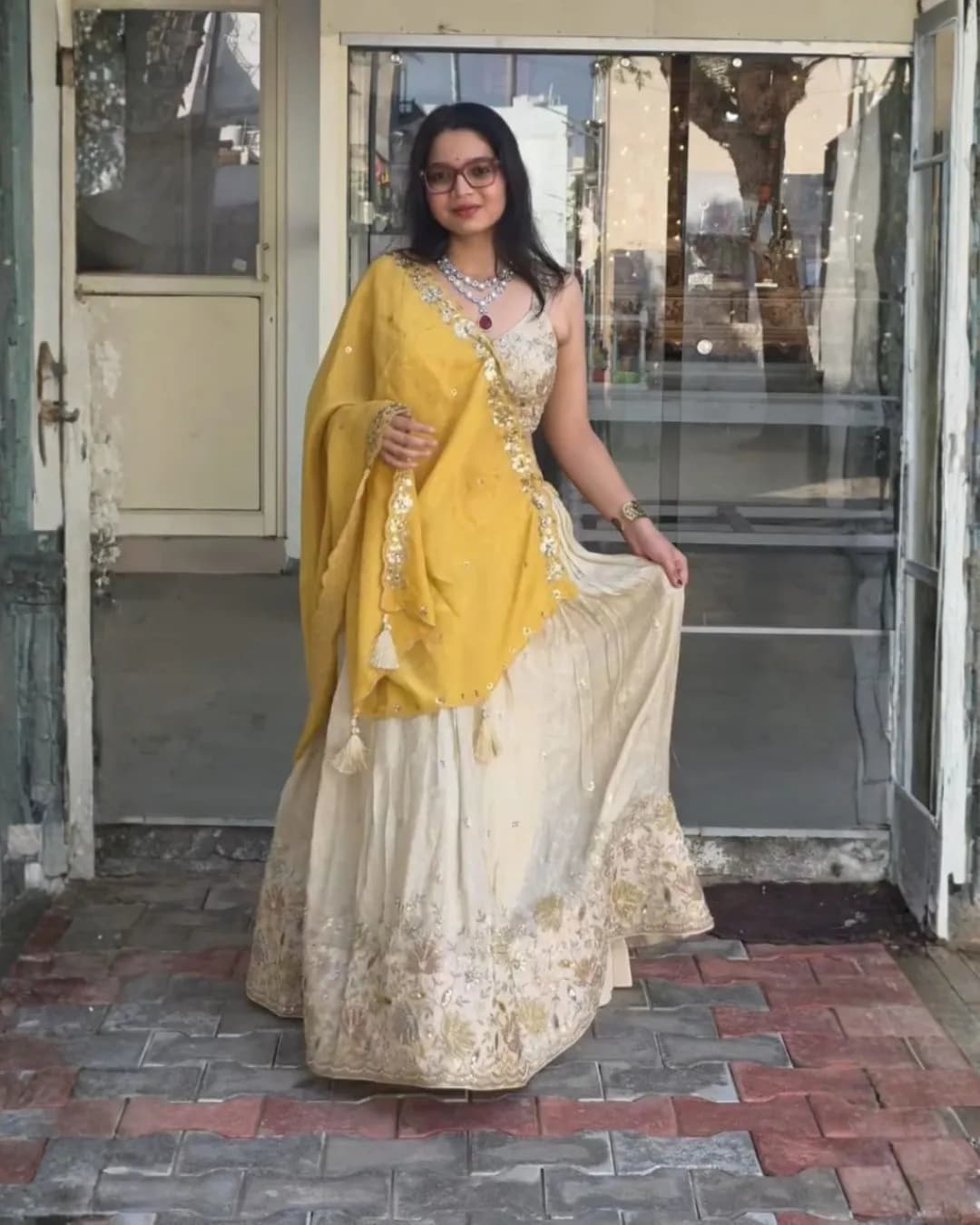 New Festival Special Chinon Lehenga Choli with Embroidered Dupatta