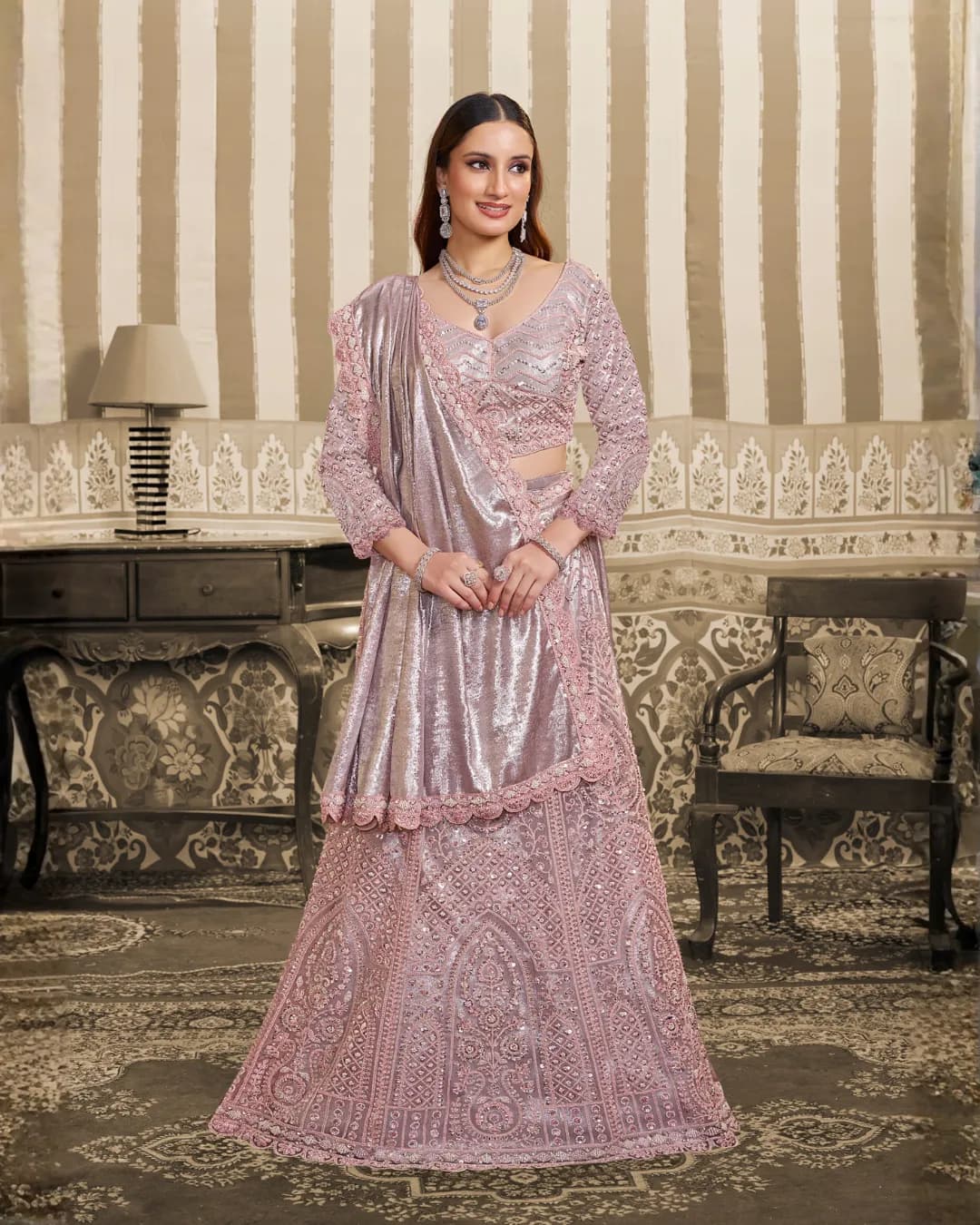 Mahotsav Mohmanthan 26400 Stella : Designer Lehenga Saree