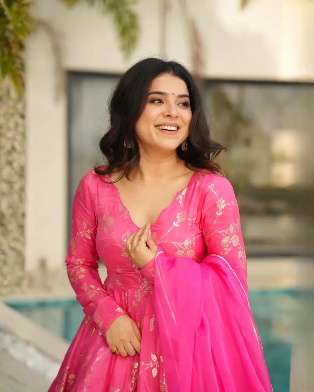 Designer Silk Printed Top Sharara Set with Organza Dupatta alternate view