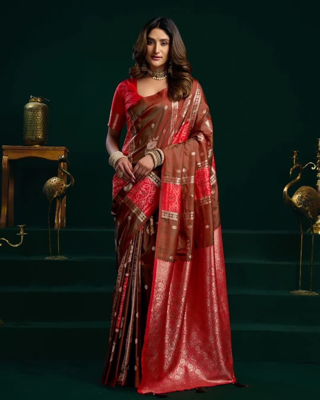 Banarasi Soft Silk Zari Weaving Saree – Elegant Traditional Saree