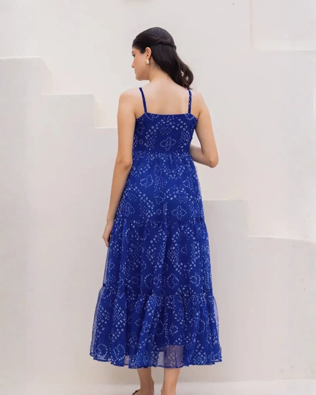 Heavy Faux Georgette Fully Flared Digital Printed Anarkali Gown alternate view