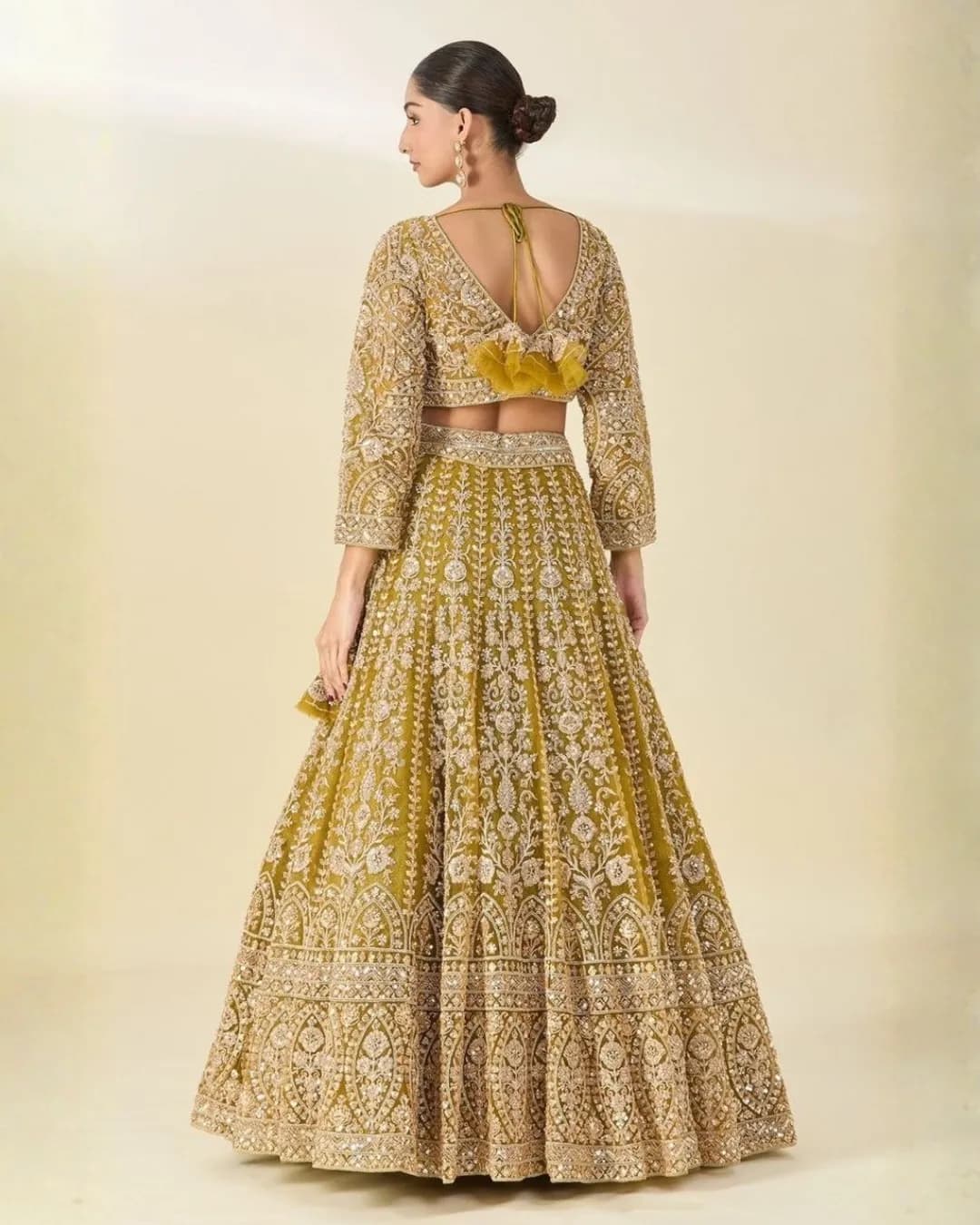 Premium Butterfly Net Embroidered Lehenga Choli with Dupatta alternate view