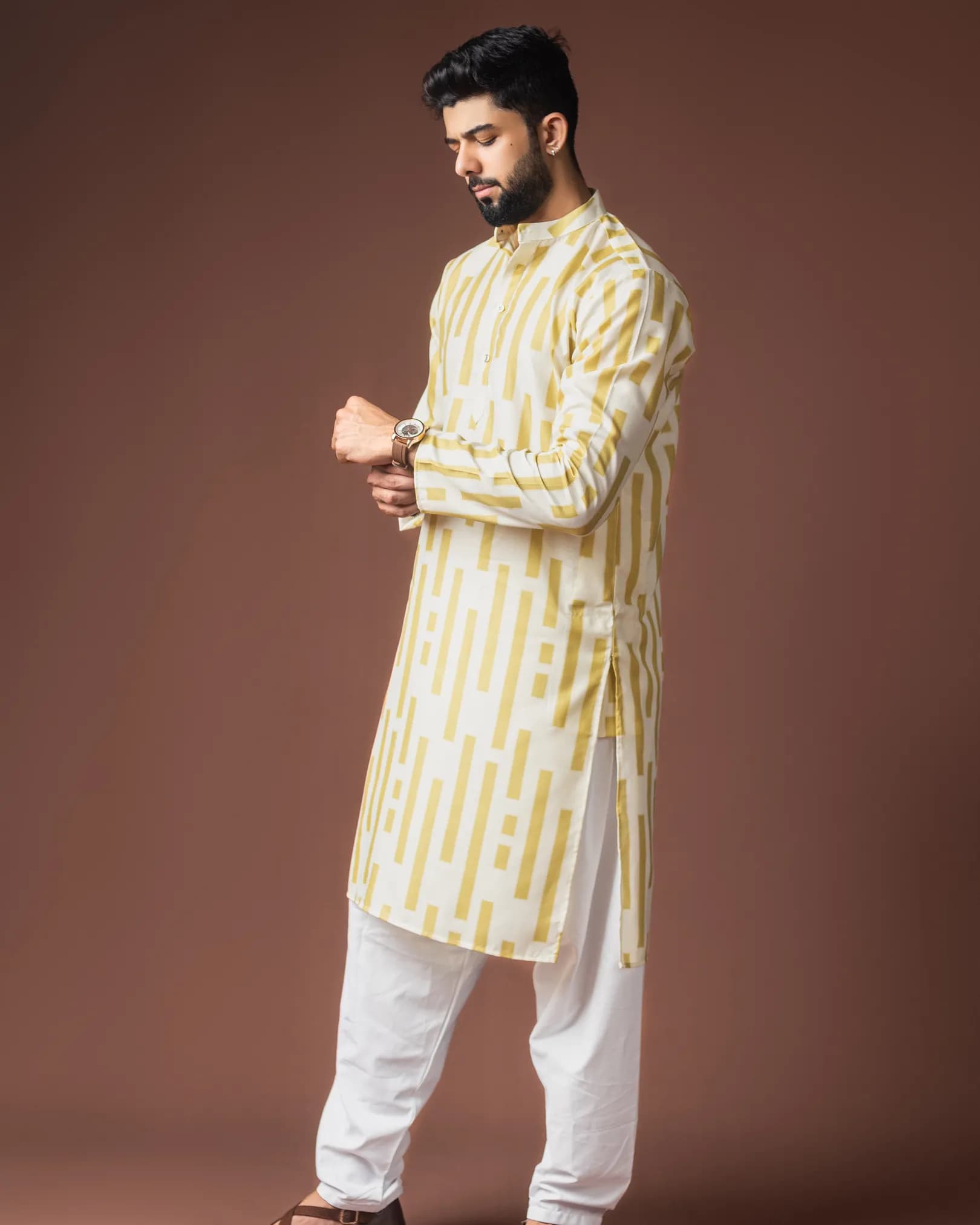 New Festive Wear Men’s Kurta Set alternate view