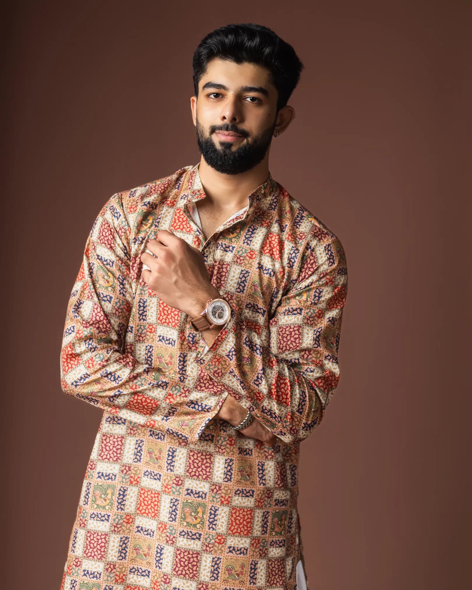 New Festive Wear Men’s Kurta Set alternate view