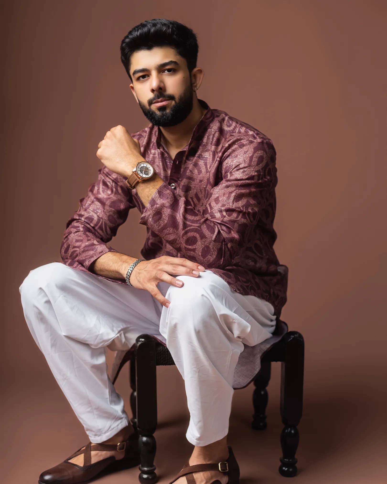 New Festive Wear Men’s Kurta Set alternate view