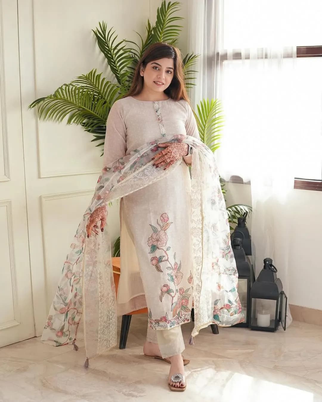 Festival Collection – Premium Lilan Printed Suit Set