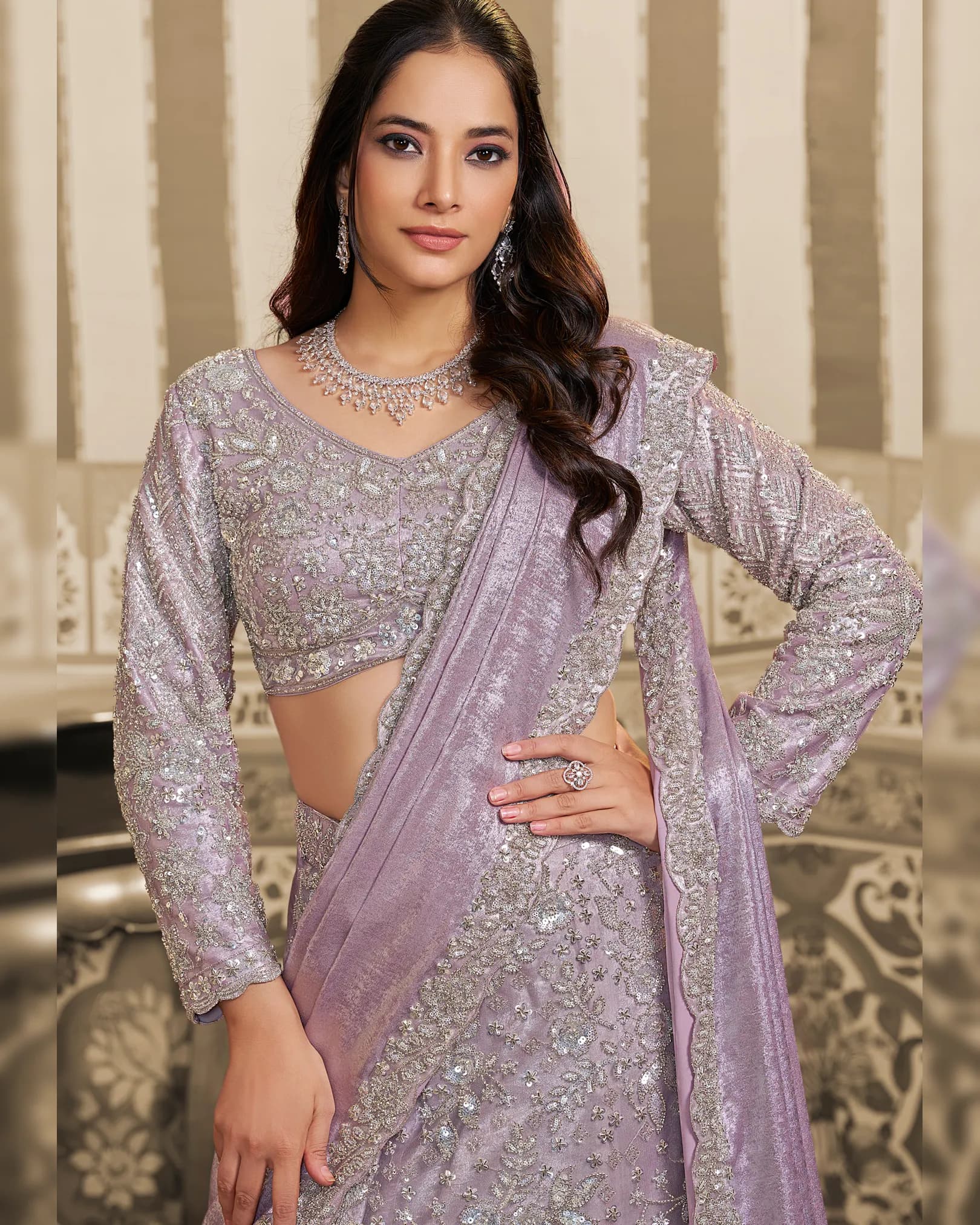 Mahotsav Mohmanthan 26400 Stella : Designer Lehenga Saree Collection alternate view