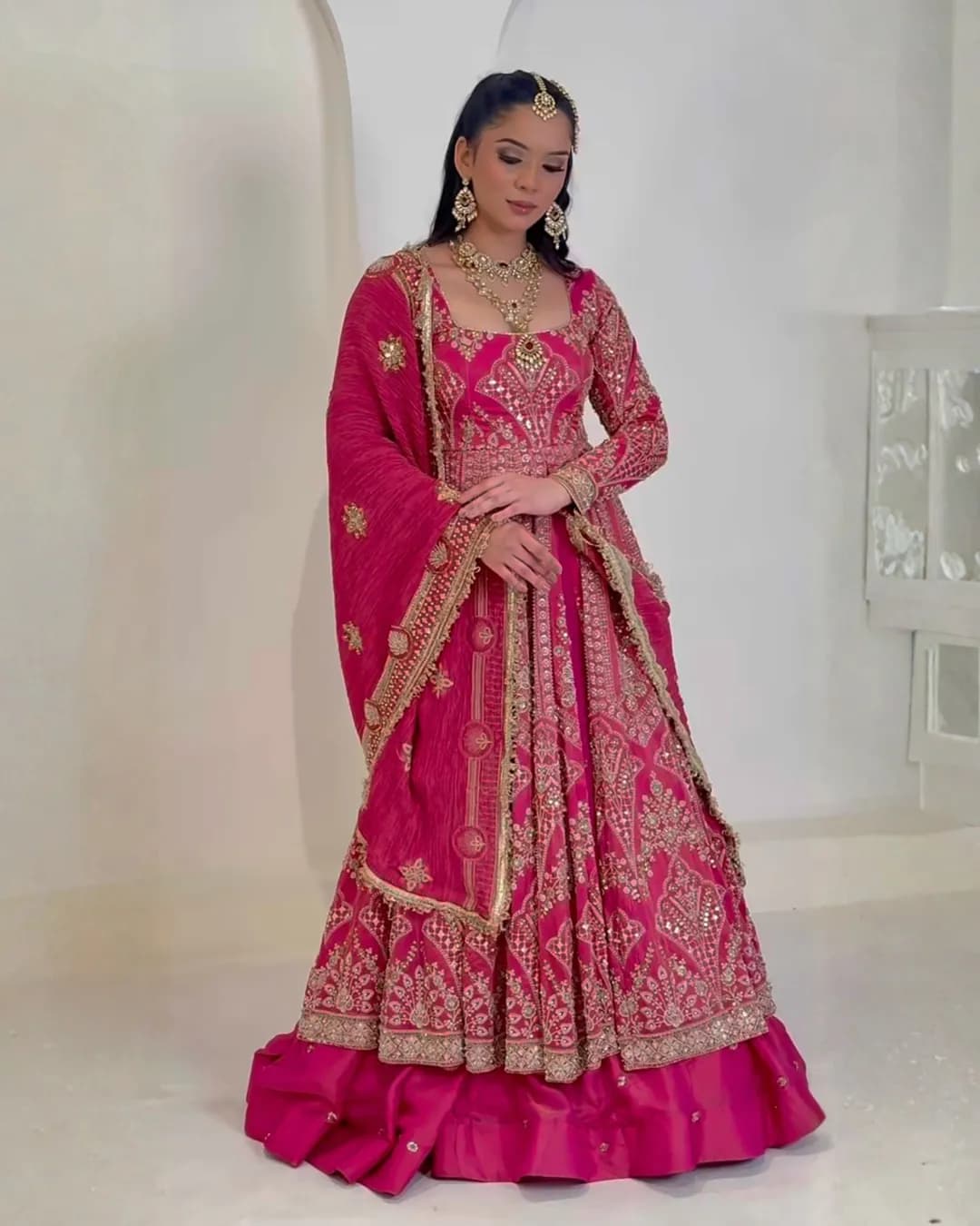 Premium Shimmer Silk Designer Lehenga Set